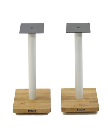 Atacama Apollo Cyclone 5 Speaker Stands white/oak
