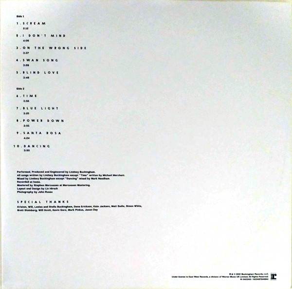 Lindsey Buckingham - Lindsey Buckingham [Sky Blue Vinyl] (603497846641)