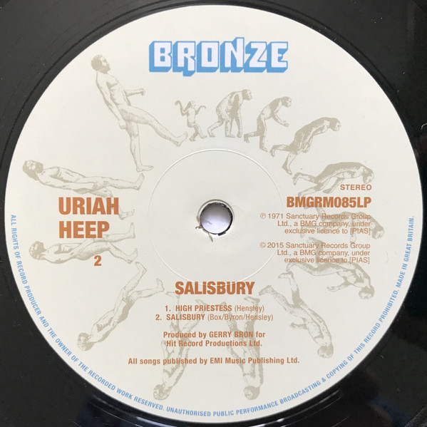 Uriah Heep - Salisbury (BMGRMO85LP)