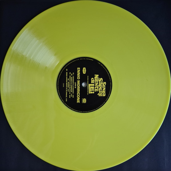 OST - Ennio Morricone - Senza Sapere Niente Di Lei [Original Motion Picture Soundtrack] [Yellow Vinyl] (CS 013)