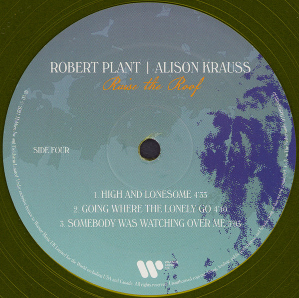 Robert Plant | Alison Krauss - Raise The Roof [Yellow Translucent Vinyl] (0190296548840)