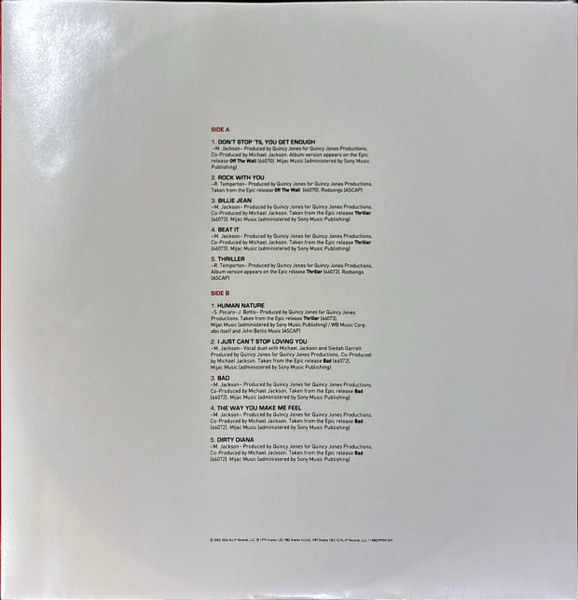 Michael Jackson - Number Ones [The Best Of ...] [Black Vinyl] (0198029995916)