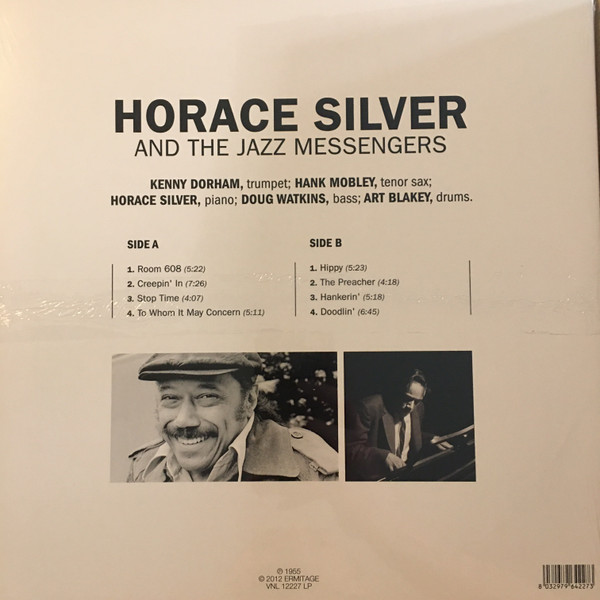 Horace Silver And The Jazz Messengers - Horace Silver And The Jazz Messengers [Clear Vinyl] (VNL 12227 LP)