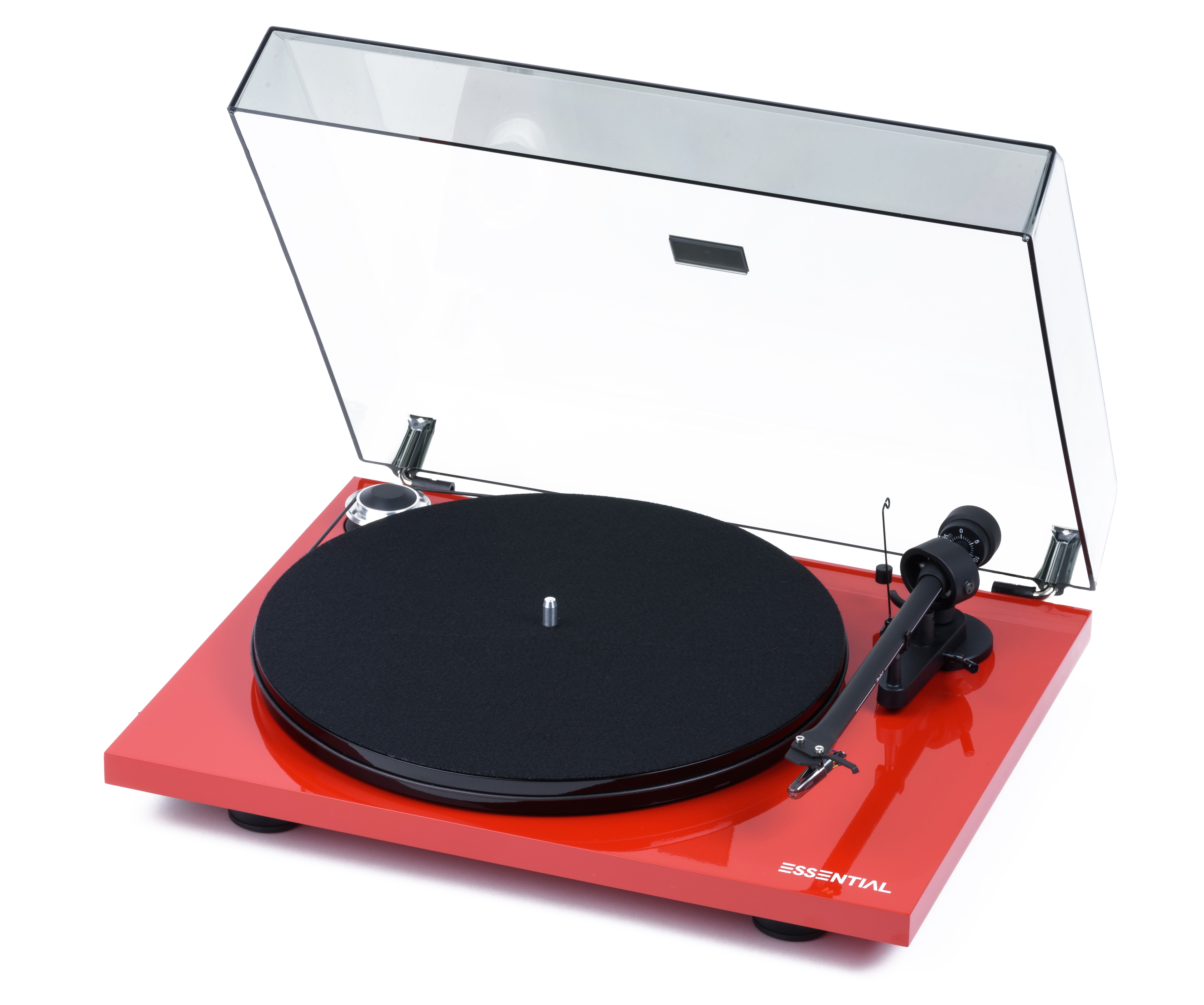 Pro-Ject Essential III (Ortofon OM 10) piano red