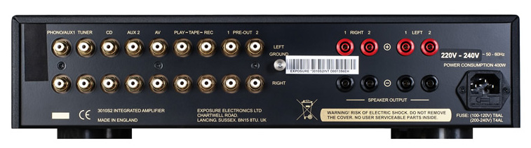 Exposure 3010s2 D Integrated Amplifier black