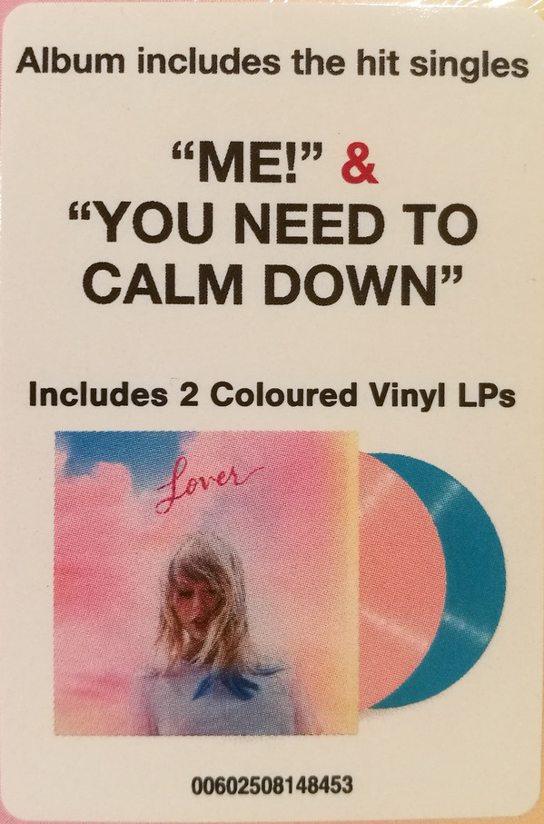 Taylor Swift - Lover [Pink and Blue Vinyl] (00602508148453)