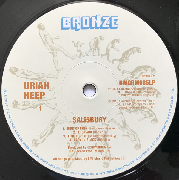 Uriah Heep - Salisbury (BMGRMO85LP)