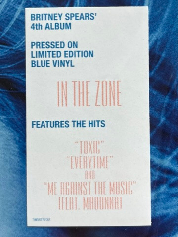 Britney Spears - In The Zone [Blue Vinyl] (19658779161)