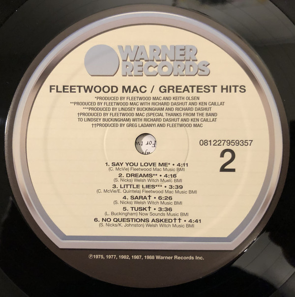 Fleetwood Mac - Greatest Hits (081227959357)