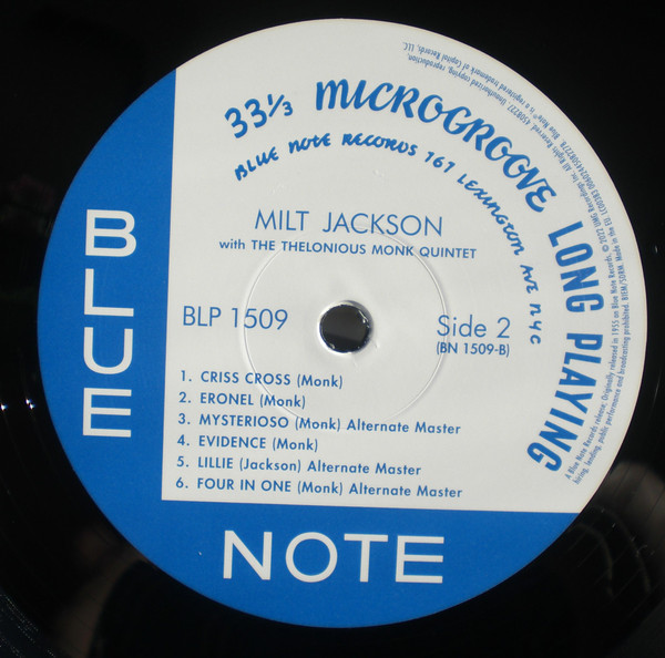 Milt Jackson With John Lewis, Percy Heath, Kenny Clarke, Lou Donaldson And The Thelonious Monk Quintet – Milt Jackson With John Lewis, Percy Heath, Kenny Clarke, Lou Donaldson And The Thelonious Monk Quintet [Blue Note Classic] (4508227)