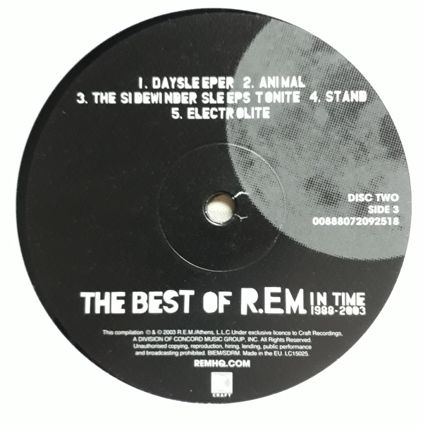 R.E.M. - In Time: The Best Of R.E.M. 1988-2003 (00888072084827)
