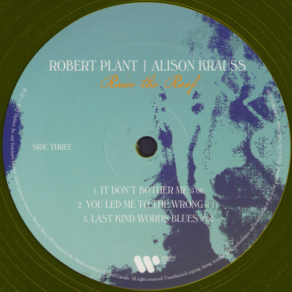 Robert Plant | Alison Krauss - Raise The Roof [Yellow Translucent Vinyl] (0190296548840)