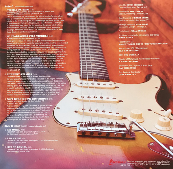 Joe Bonamassa - A New Day Now [Blue Vinyl] [20th Anniversary Edition] (PRD76161)