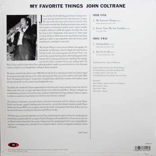 John Coltrane - My Favorite Things (CATLP146)