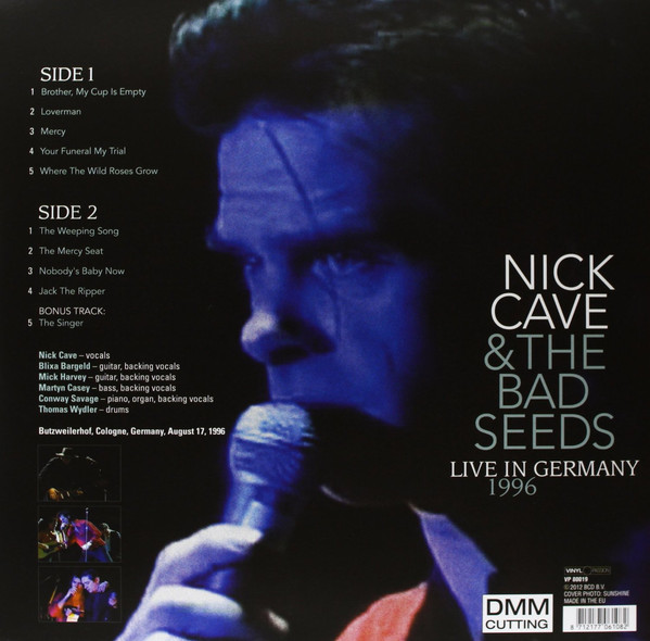 Nick Cave and The Bad Seeds - Live In Germany 1996 (VP 80019)