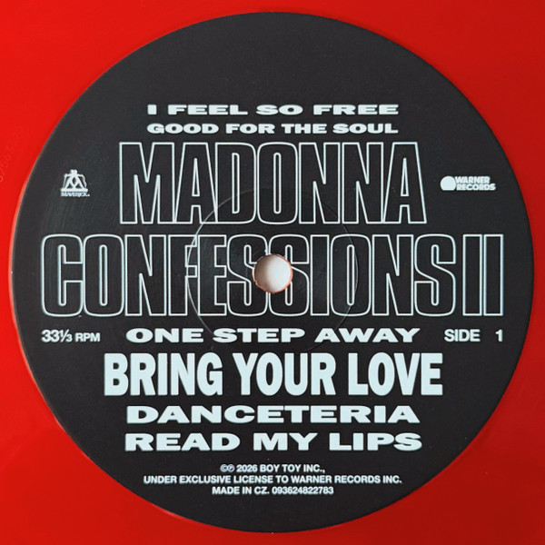 Madonna - Confessions II [Translucent Red Vinyl] (0093624822783)