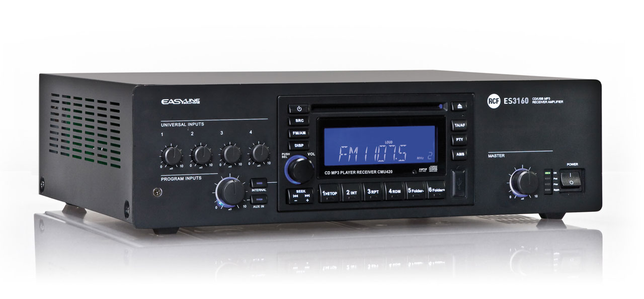 RCF ES 3160 mkII звуковой радиоузел, FM, CD/USB-MP3
