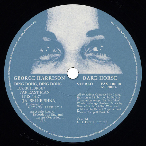 George Harrison - Dark Horse (PAS 10008)
