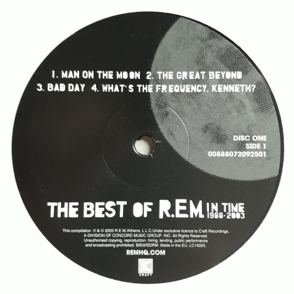 R.E.M. - In Time: The Best Of R.E.M. 1988-2003 (00888072084827)