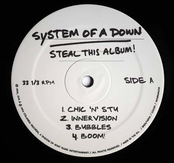 System Of A Down - Steal This Album! (0190758656212)