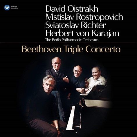 David Oistrakh, Mstislav Rostropovich, Sviatoslav Richter, Herbert von Karajan, Berliner Philharmoniker - Beethoven: Triple Concerto (0190295282066)