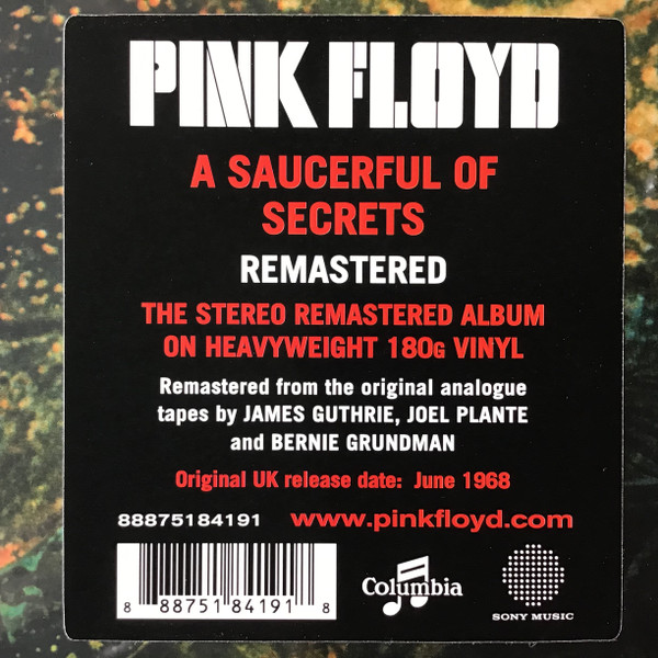 Pink Floyd - A Saucerful Of Secrets [Remastered 2025] (0888751841918)