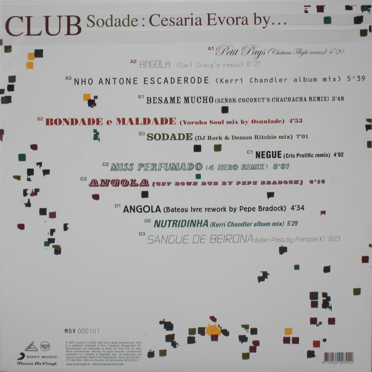 Cesaria Evora - Club Sodade : Cesaria Evora By... [Transparent Red Vinyl] (MOVLP3311)