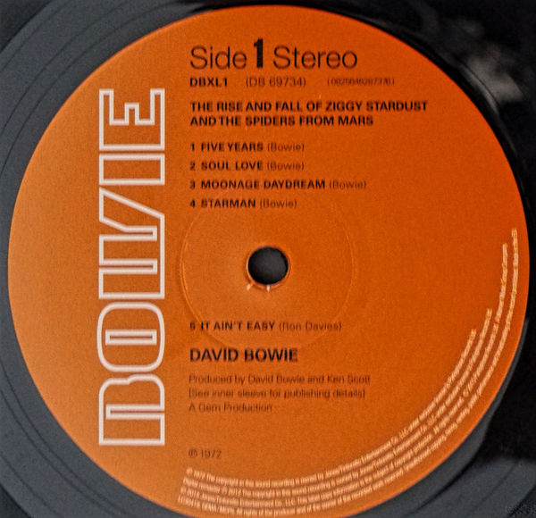 David Bowie - The Rise And Fall Of Ziggy Stardust And The Spiders From Mars (0825646287376)