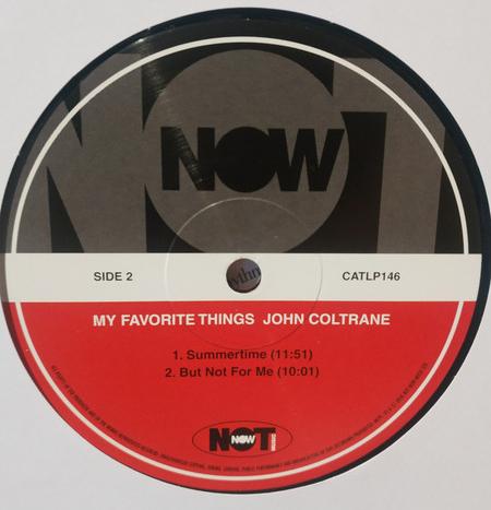 John Coltrane - My Favorite Things (CATLP146)