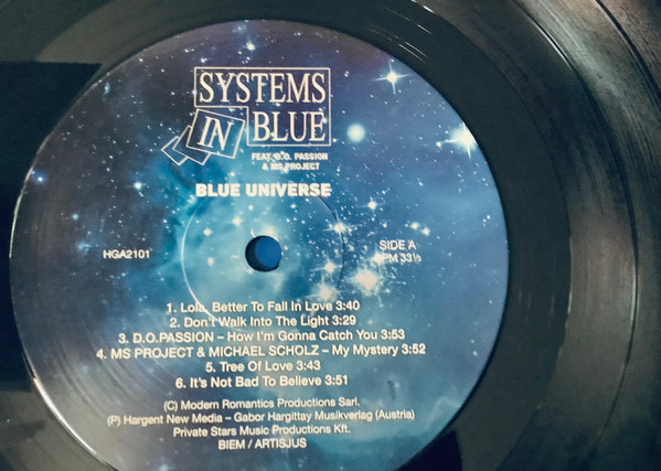 Systems In Blue - Blue Universe [The 4Th Album] (HGA 2101)