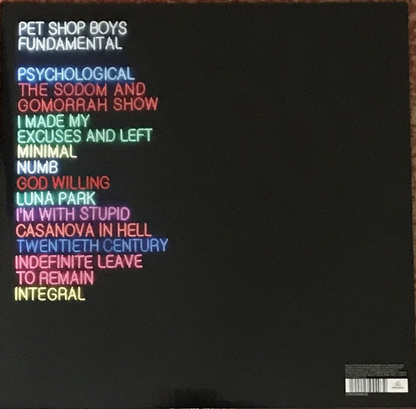 Pet Shop Boys - Fundamental (0190295944032)