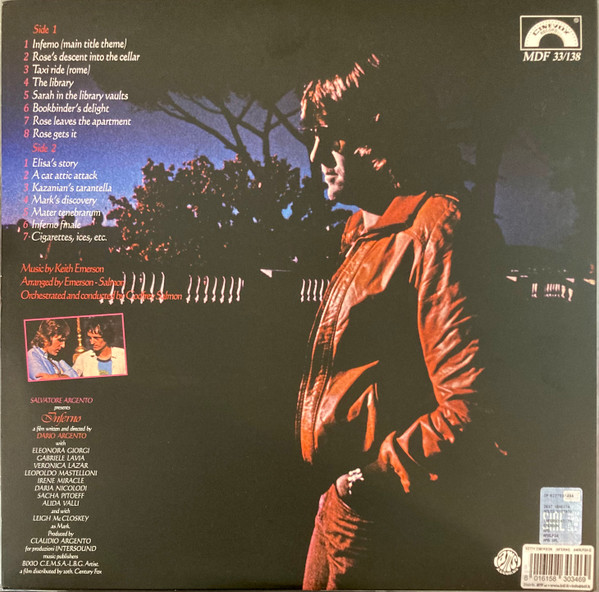 OST - Keith Emerson - Inferno [Original Motion Picture Soundtrack] [Crystal Vinyl] (AMS LP 34)