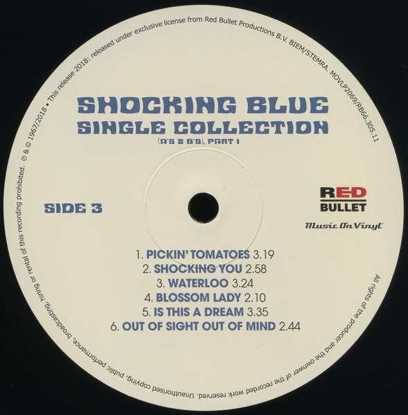 Shocking Blue - Single Collection (A's & B's) Part 1 (MOVLP2069)