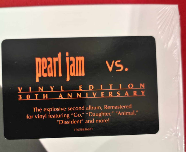 Pearl Jam - Vs. [Clear Vinyl] [30th Anniversary Edition] (19658836871)
