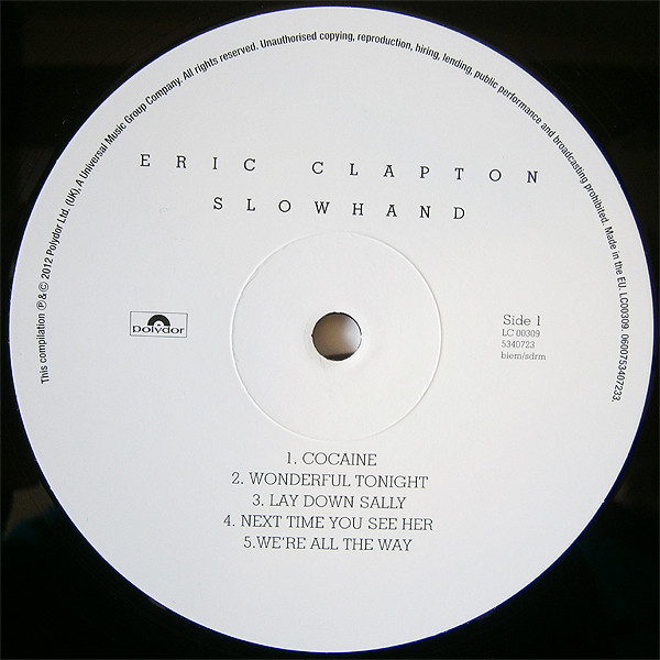 Eric Clapton - Slowhand [35th Anniversary Edition] (600753407233)