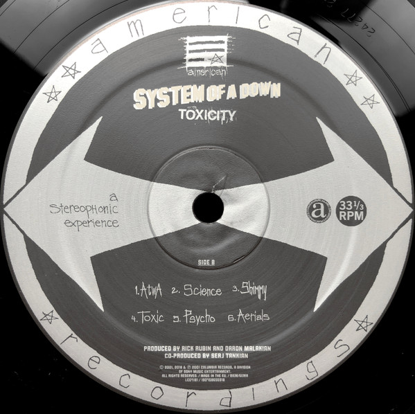 System Of A Down - Toxicity (0190758655918)