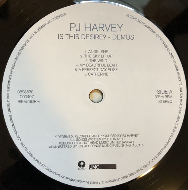PJ Harvey - Is This Desire? - Demos (0898530)