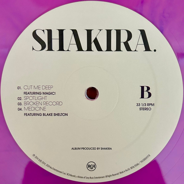 Shakira - Shakira. [Pink & Purple Vinyl] (196588845918)