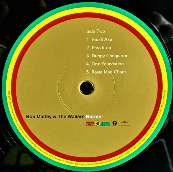 Bob Marley & The Wailers - Burnin' (00602435081465)