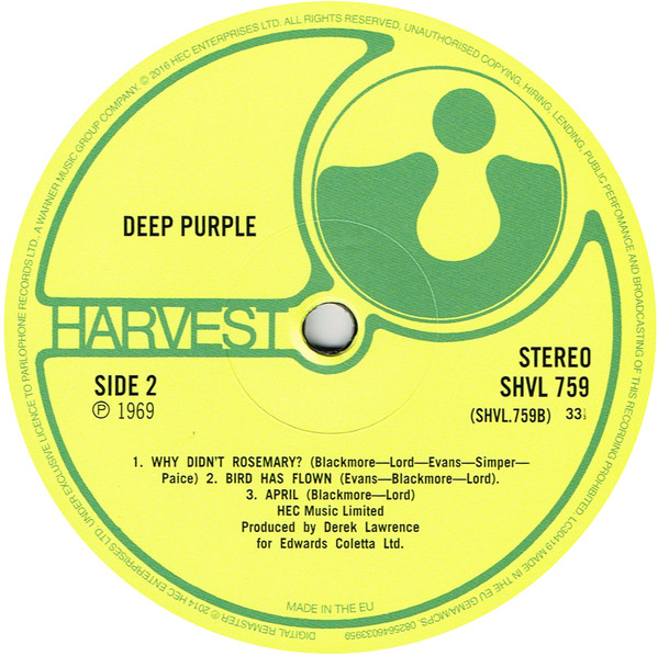 Deep Purple - Deep Purple (0825646033959)