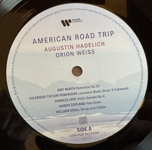Augustin Hadelich, Orion Weiss - American Road Trip (5021732346124)