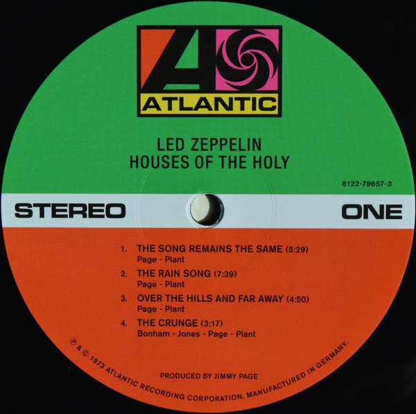 Led Zeppelin - Houses Of The Holy (8122-79657-3)