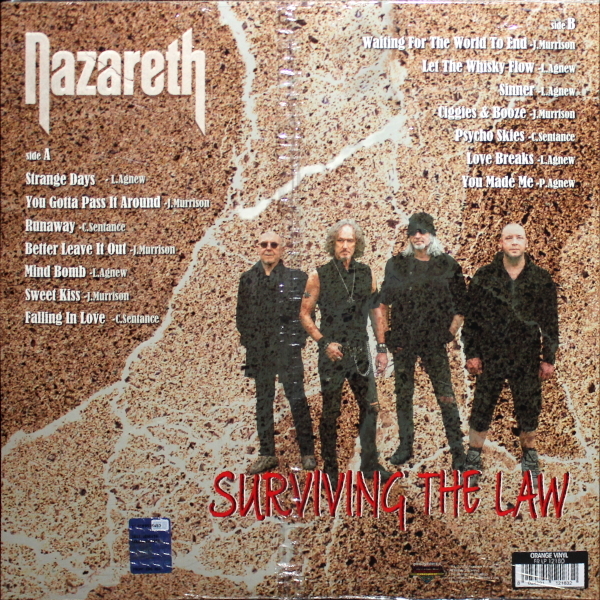 Nazareth - Surviving The Law [Orange Vinyl] (8024391121832)