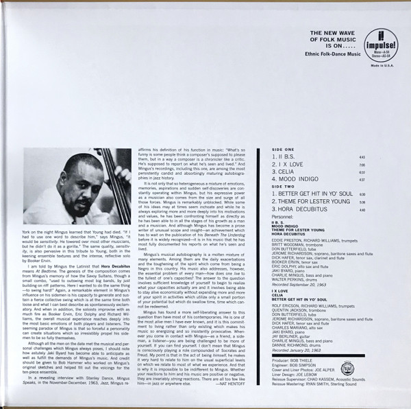 Charles Mingus - Mingus Mingus Mingus Mingus Mingus [Acoustic Sounds Series] (B0033601-01)