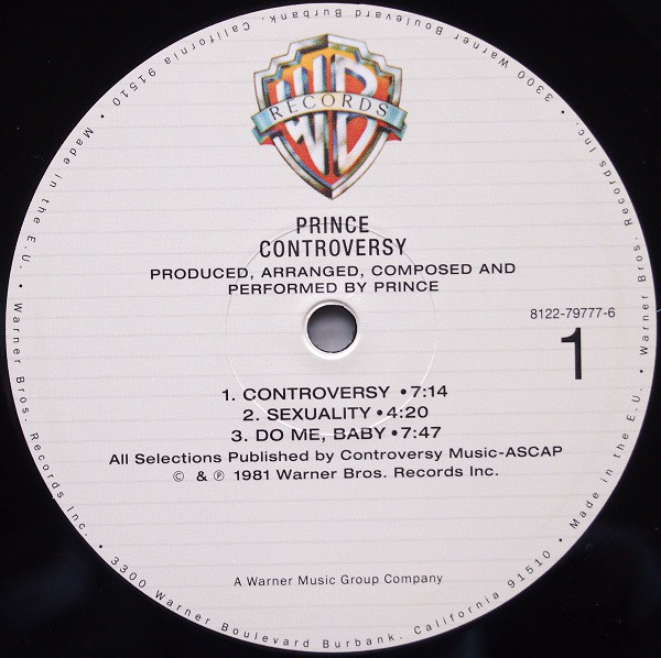 Prince - Controversy (8122-79777-6)