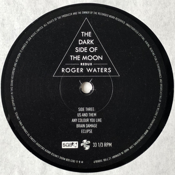 Roger Waters - The Dark Side Of The Moon Redux [Black Vinyl] (0711297395716)