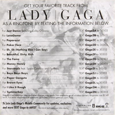 Lady Gaga - The Fame (B0011805-01)