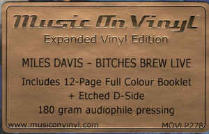Miles Davis - Bitches Brew Live (MOVLP278)