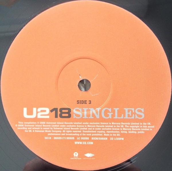 U2 - U218 Singles (0602517135505)