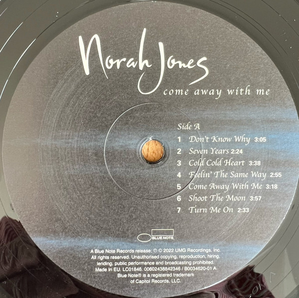 Norah Jones - Come Away With Me [20th Anniversary Edition] (00602438842346)